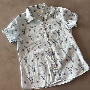 Like new womens button down shirt by Cosima in size L